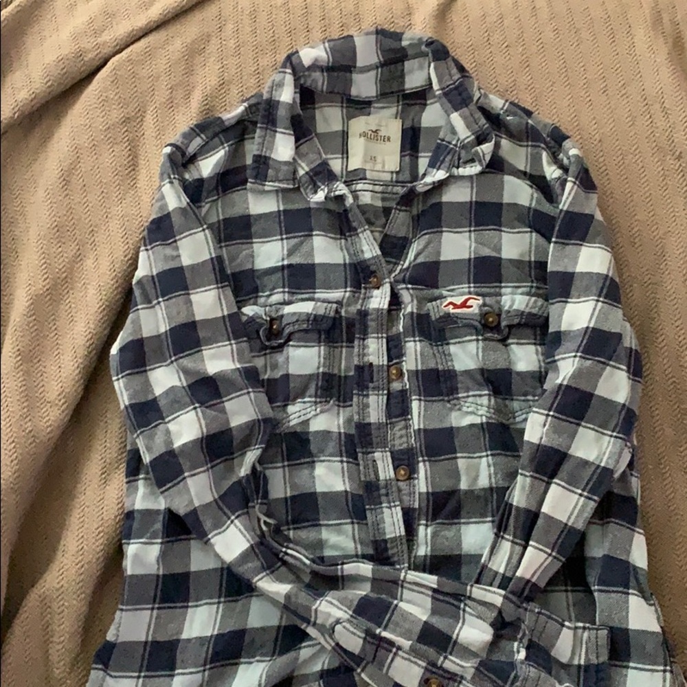 Plaid button up shirt